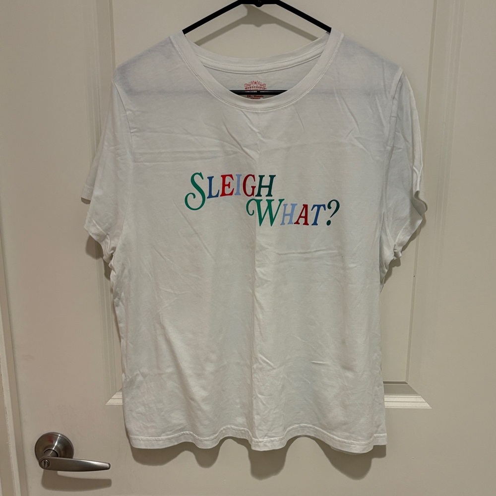 Wondershop White Sleepwear with Red Print
